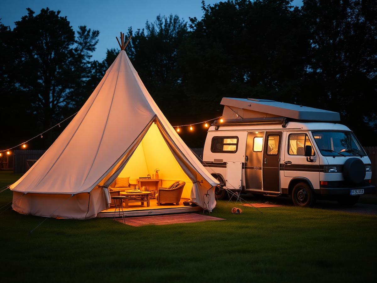 Tent bijgeboekt